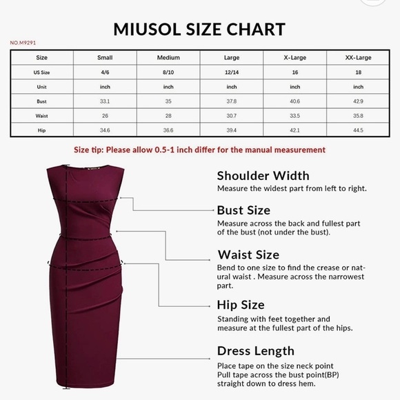 NWT Miusol dress size M - Picture 9 of 10